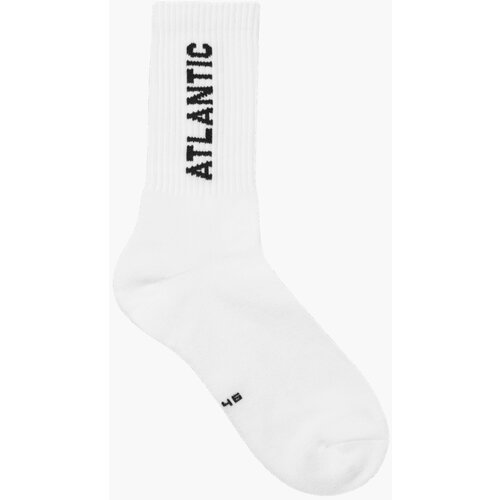 Atlantic Men's Standard Socks - White Slike