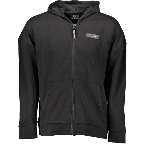 Plein Sport SWEATSHIRT WITH ZIP MAN BLACK Cene