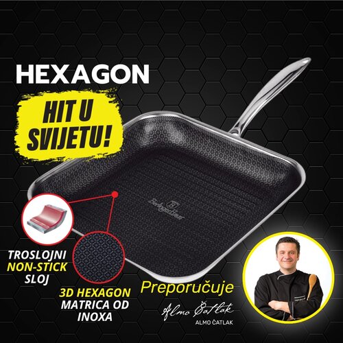Berlinger Haus Hexagon non-stick grill tava Slike
