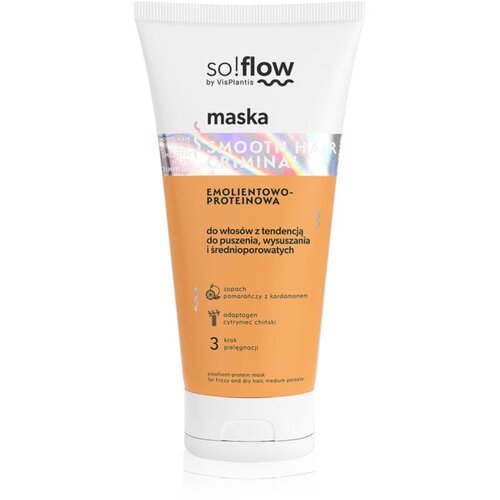 SoFlow Frizzy and Dry Hair Protein-Emollient Mask maska za zaglađivanje anti-frizzy 200 ml Slike