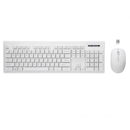 Rebeltec wireless set, keyboard + mouse white WHITERUN Cijene