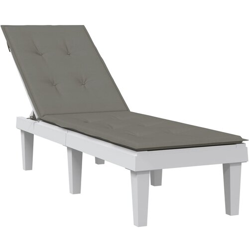 vidaXL Jastuk za ležaljku tamnosivi (75+105)x50x3 cm tkanina Cijene