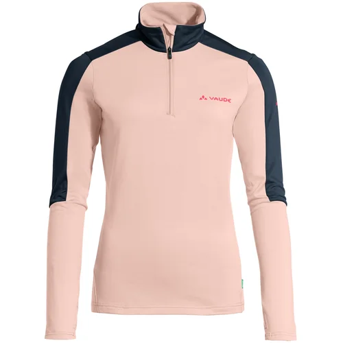 VAUDE Women's sweatshirt Livigno Halfzip II W's Sand Rose, 40