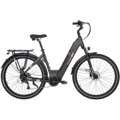 TTGO Električno kolo C7 SE 28&amp;rdquo; s srednjim pogonom, 250 W, 9 prestav, urbano, sivo, (5000232117) Slike