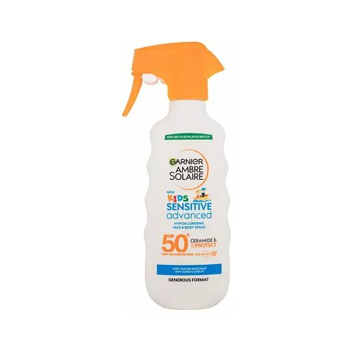 Garnier Ambre Solaire Kids Sensitive Advanced Spray vodoodporna zaščita pred soncem za telo 270 ml