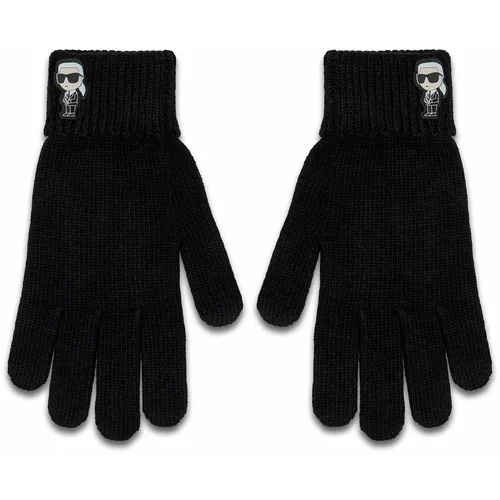 Karl Lagerfeld Ženske rokavice 236W3608 Black A999