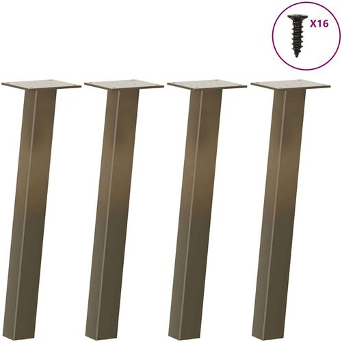 Noge stolića za kavu 4 kom antracit 42 cm čelikstol Cene