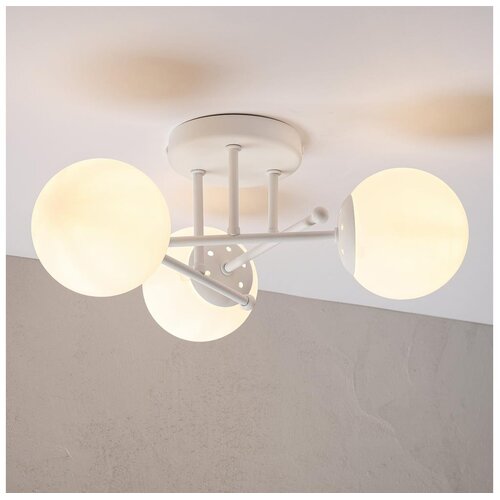 Plafonski luster MALENA 3xE14/5W/230V bela Slike