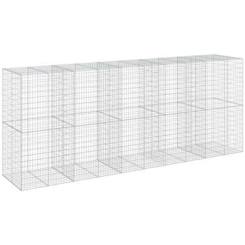 Gabionska ko&amp;scaron;ara s poklopcem 500x100x200 cm pocinčano željezo Slike