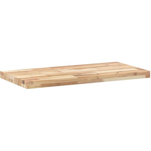  Plutajuće police 4 kom 80x40x4 cm Neobrađeno puno drvo akacije Slike