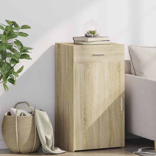  The Living Store Komoda sonoma hrast 50x42,5x93 cm inženirski les - Komoda, (21496581) Slike