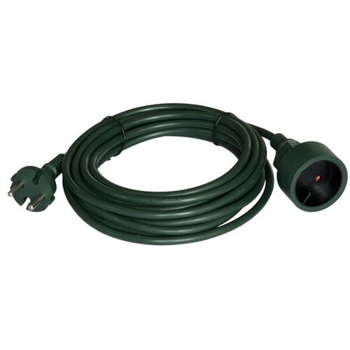  10 m produžni kabel za unutarnju upotrebu s 1 utičnicom &amp;ndash; zeleni Slike
