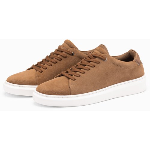Ombre Classic men's soft suede sneaker shoes - light brown Cijene