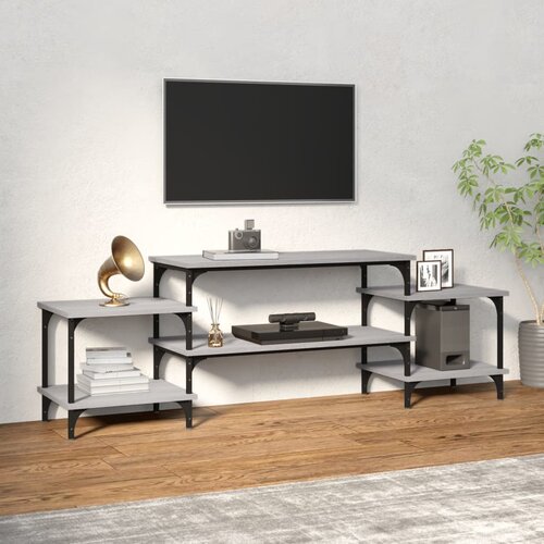 vidaXL TV omarica siva sonoma 157x35x52 cm inženirski les Cene