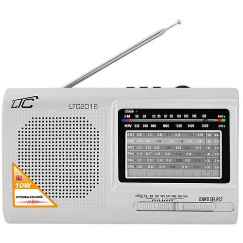 Ltc prenosni radio z mp3 predvajalnikom usb / sd 10w z akumulatorjem 210 x 124 x 57 mm Cene