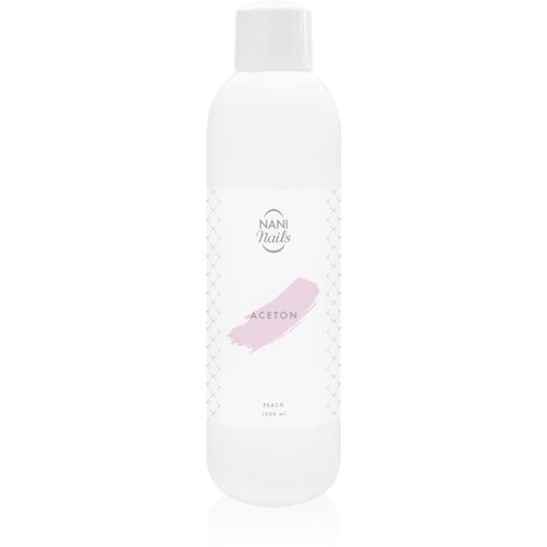 NANI Nails NANI Peach čisti aceton za odstranjevanje gel nohtov 1000 ml Slike