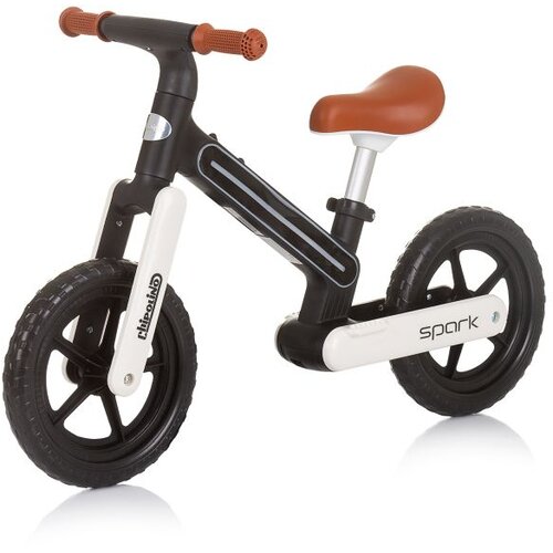 Chipolino bicikl bez pedala Spark Black/White Cene