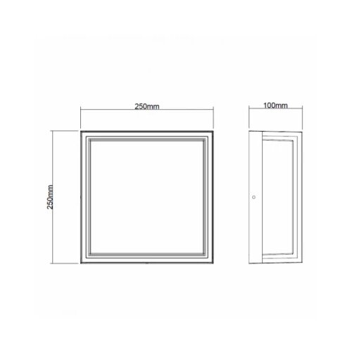  led svetiljka W13255 20W 4000K IP54 bela Cene