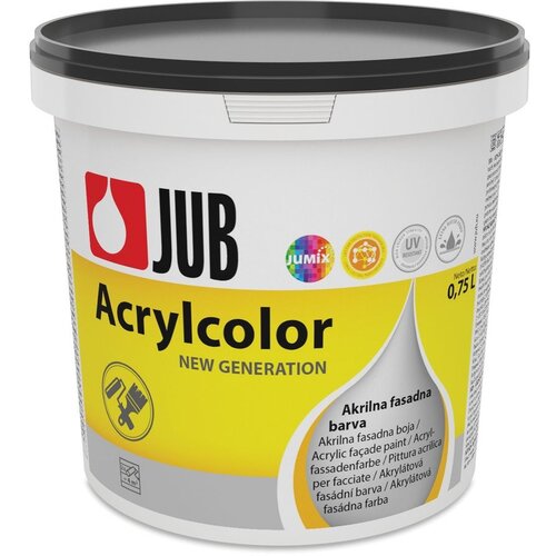 Jub FASADNA BARVA ACRYLCOLOR ANTRACIT RAL.: 7016 0.75 L Cene