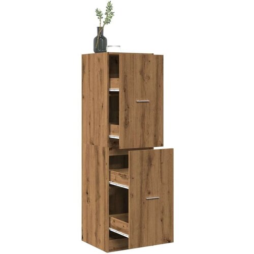 vidaXL Ormarić za lijekove boja artisian hrast 40x41x144,5 cm drveni Cijene