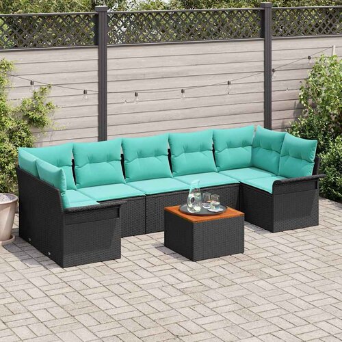  Sjedeća garnitura za vrt 8 kom. 7-Broj sjedala 298 x 132,5 x 69 cm Slike