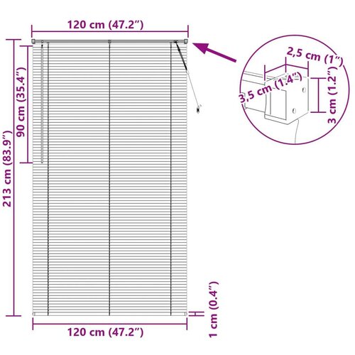  Venecijanska roleta Podesiva Srebrno Siva 213 x 120 cm PVC - Srebrno siva 120 x 213 cm Slike