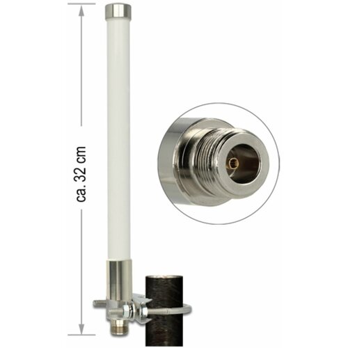 Delock antena LoRa 868MHZ 3dBi OMNI 32cm 89583, (21298972) Cene