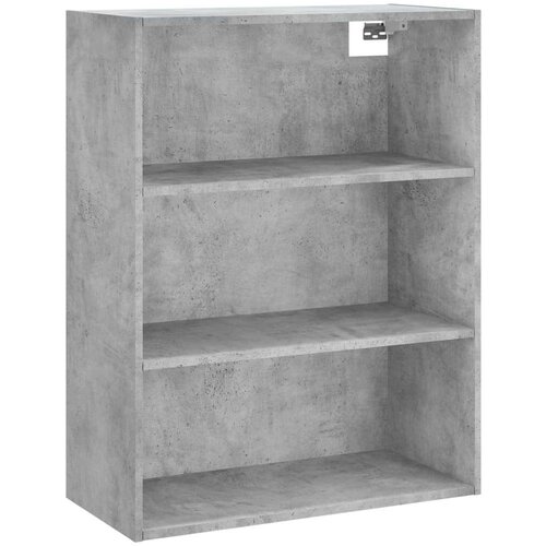 VidaXL Visoka komoda siva betona 69 5x34x180 cm od konstruiranog drva Slike