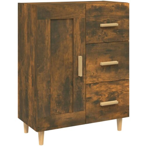 Maison Chic Komoda - Predalnik dimljeni hrast 69,5x34x90 cm konstruiran les, (21718344) Slike