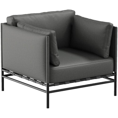 Sit Sit Temno siv oblazinjen vrtni fotelj Dandy &amp;ndash; Slike