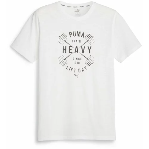 Puma GRAPHIC TEE Muška majica, bijela, veličina