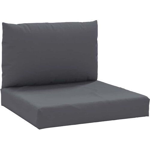  Jastuci za sofu od paleta 2 kom antracit od tkanine Slike