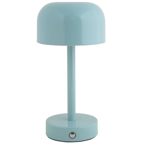 Leitmotiv Svetlo modra LED namizna svetilka s kovinskim senčilom (višina 24,5 cm) James – Cene