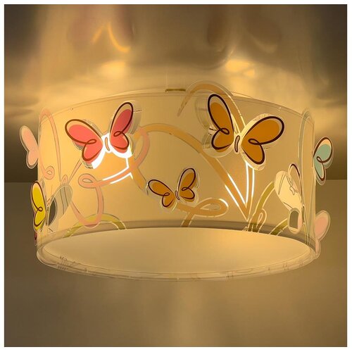 Dalber 62146 - Dečije plafonsko svetlo BUTTERFLY 2xE27/60W/230V Cene
