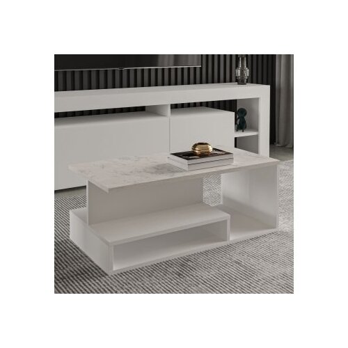 Hanah home Sto za dnevnu sobu Vera Mini White Marble Slike