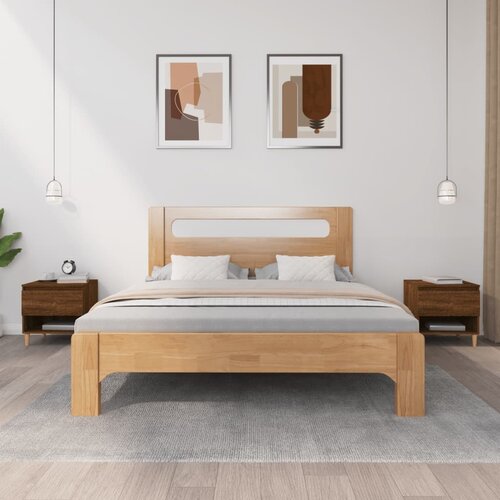  Noćni ormarići 2 kom Smeđi hrasta 50x46x50 cm konstruirano drvo Cene