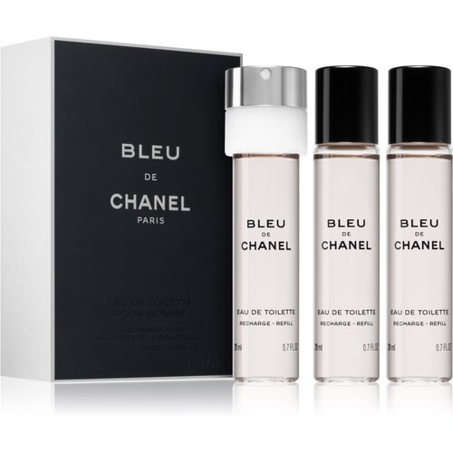 Chanel Bleu de toaletna voda polnilo 3x20 ml za moške Cene