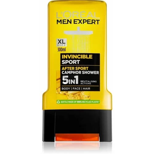 Loreal Men Expert Invincible Sport 5 in 1 gel za prhanje za oživitev 300 ml za moške