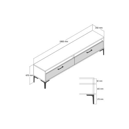 HANNAH HOME TV komoda Istanbul 2 845HCT5517 Cene