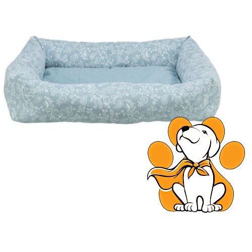 Trixie Bed Flora 75x60cm, Svetloplavi Krevet Za Pse i Mačke Cene