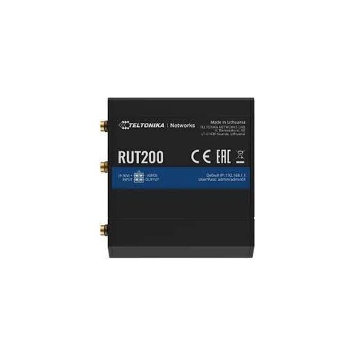 Teltonika TELtonerIKA Router 4G(Cat 4) Industrijski WiFi 2x100Mb port, RUT200 Slike