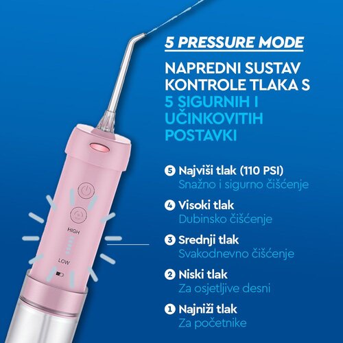 SimpleFloss Slider Pink bežični oralni tu&amp;scaron; - rozi Slike
