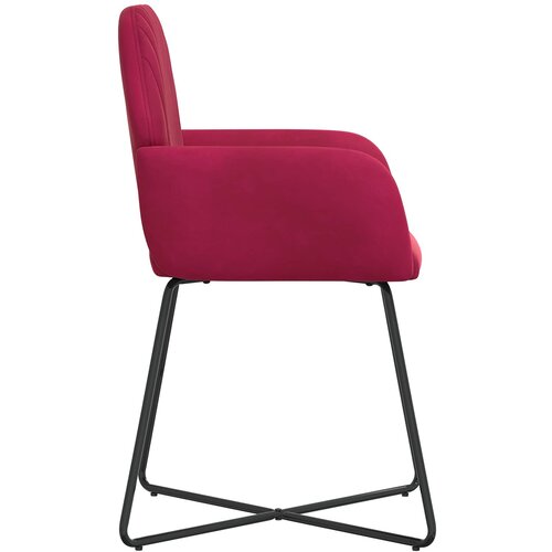  Trpezarijske stolice 2 pcs Bar&amp;scaron;un Vinska crvena 55 x 50 x 84 cm Slike