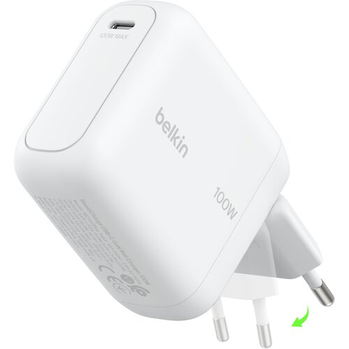 Belkin BOOSTCharge 100W USB-C GAN einkl.Stecker ws. WCH025kqWH Slike
