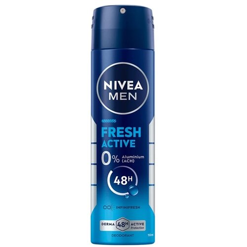 Nivea Muški dezodorans Fresh Active, 150ml Cene