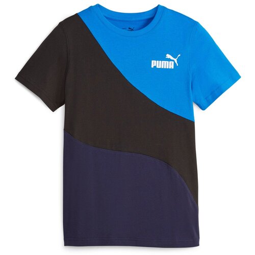 Puma Majica &amp;#039;POWER&amp;#039; mornarsko plava / nebesko plava / crna Slike
