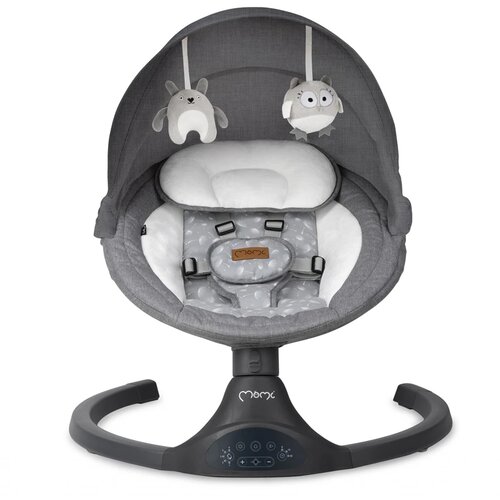 Momi njihalica za bebe Lami Dark Grey, 0-9kg Slike