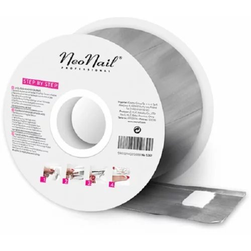 NeoNail Remover Foil Wraps odstranjevalec gel laka 100 kos