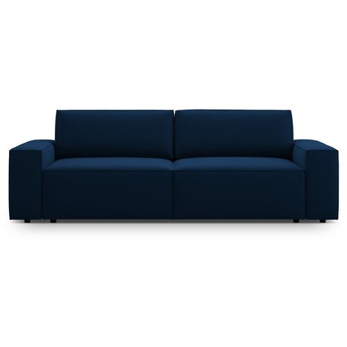 Micadoni Temno modra raztegljiva sedežna garnitura iz tkanine boucl&amp;eacute; 247 cm Jodie &amp;ndash; Home Slike