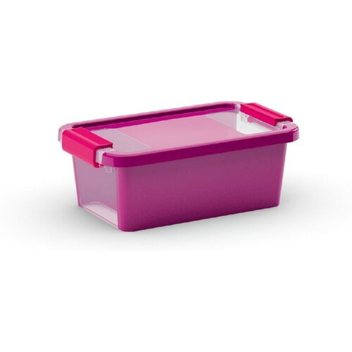 Kis Zaboj za shranjevanje KIS Bi Box XS (3 l, vijola, s pokrovom) Cene
